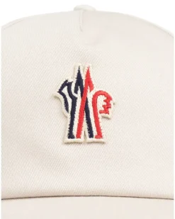 Men's Grenoble Logo Patch Baseball Cap Beige Accessories ><noscript><img width=