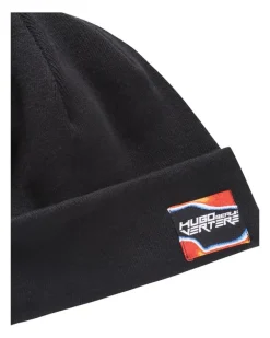 Men's Hugo X Vertere Berlin Xertere Beanie Black Accessories > Beanies & Hats