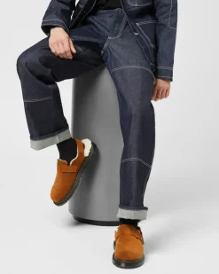 Men's Jorge Shearling Mules Brown Shoes > Loafers & Sandals