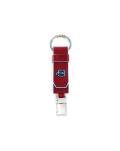 Men's Keychain Red Leather Accessories - Keychains