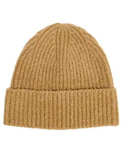 Men's Korval Wool Blend Beanie Beige Accessories > Beanies & Hats