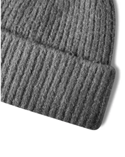 Men's Korval Wool Blend Beanie Grey Accessories ><noscript><img width=