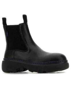 Men's Mini Creeper Ankle Boot Black Leather