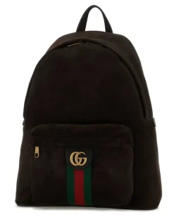 Men's Ophidia Backpack Brown Suede Intero ophidia