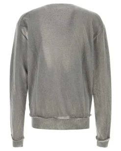 Men's Parallel Cardigan Gray Merino Wool