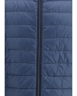 Men's Reversible Gilet Ottanio-Bianco Polyamide Down Jackets Ottanio/bianco Coat Navy