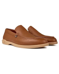 Men's Rockstud Slip On Loafers Brown Shoes > & Sandals rockstud