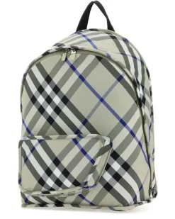 Men's Shield Backpack Beige Nylon