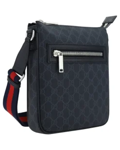 Men's Shoulder Bag Black-Black-Brb Fabric Black/black/brb
