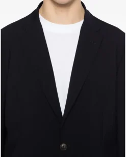 Men's Single-Breasted Blazer Ss26 M Navy