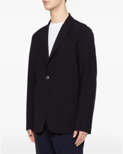 Men's Single-Breasted Blazer Ss26 M Navy