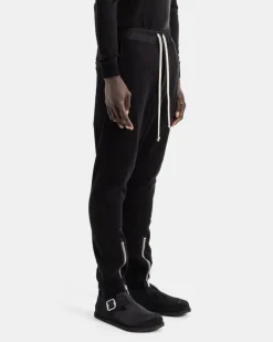 Men's Tecuatl Tapered Nep Terry Jersey Jogging Trousers Black