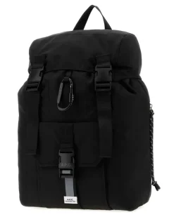 Men's Trek Backpack Black Fabric