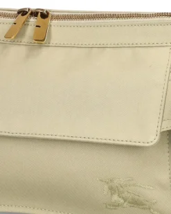 Men's Trench Gabardine Logo Belt Bag Green Textile