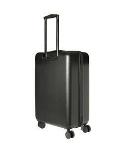 Men's Trolley Black-Black Metallic Fiber Bags - Travel-Bags Black/black
