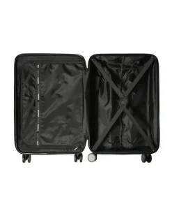 Men's Trolley Black-Black Metallic Fiber Bags - Travel-Bags Black/black