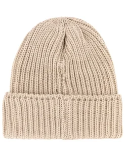 Men's Watch Merino Wool Beanie Beige