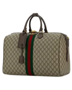 Men's With Travel Bag Beige Fabric