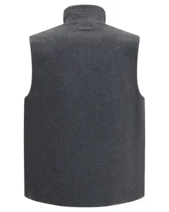 Men's Wool And Cashmere Vest 940 Blazers E Vests Gray
