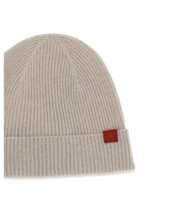 Men's Wool Beanie Hat Beige Merino Ovis Aries E Hairbands