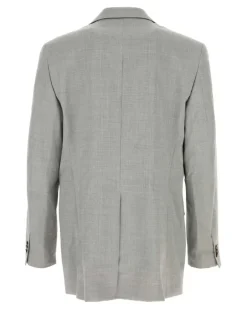 Men's Wool Blazer Gray Blazers