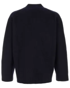 Men's Wool Cardigan Navy