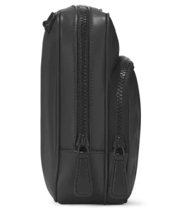 Messenger Bag aus Extreme Leder - Schwarz - Leder - MB130252 - Messenger Bags