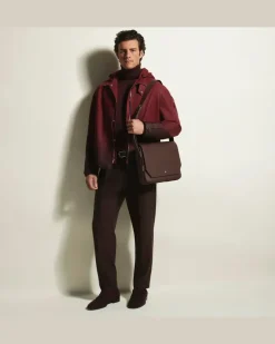 Messenger Bag aus Sartorial Leder - Ebony colour - Leder - MB222931 - Messenger Bags