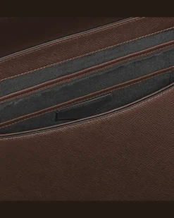 Messenger Bag aus Sartorial Leder - Ebony colour - Leder - MB222931 - Messenger Bags