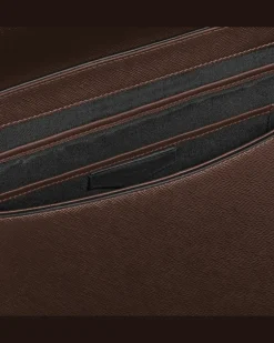 Messenger Bag aus Sartorial Leder - Ebony colour - Leder - MB222931 - Messenger Bags