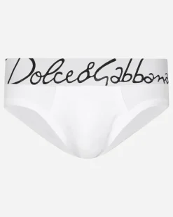 Midi-slip Baumwollstretch - Mann Unterwäsche Und Loungewear Wei Weiss
