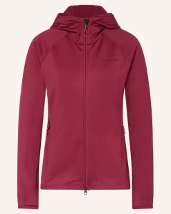 Midlayer-Jacke Zip Hood rot Dunkelrot