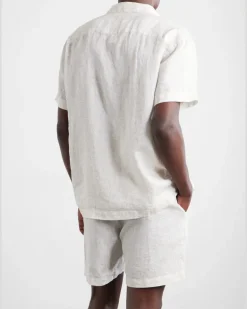 Milan 31 Floral-Print Linen Pyjama Set Neutrals