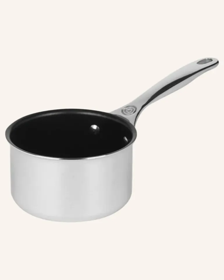 Milchtopf 3-Ply Plus Antihaft grau Silber