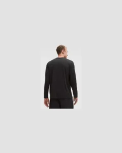 Mile Maker Leichtes Langarmshirt für Männer – Größe in Black