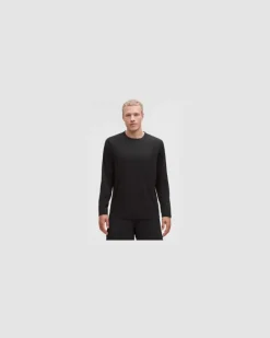 Mile Maker Leichtes Langarmshirt für Männer – Größe in Black