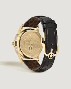 Minerva The Unveiled Chronograph Limited Edition - 30 Exemplare - Braun - Gelbgold - MB136352 - Uhr
