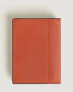 Mini Brieftasche 4 cc aus Sartorial Leder - Mandarine - Leder - MB221472 - Brieftaschen