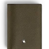 Mini Brieftasche 4 cc aus Sartorial Leder - Khaki - Leder - MB221508 - Brieftaschen