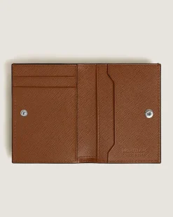 Mini Brieftasche 4 cc aus Sartorial Leder - Rehbraun - Leder - MB220383 - Brieftaschen