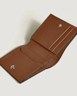 Mini Brieftasche 4 cc aus Sartorial Leder - Rehbraun - Leder - MB220383 - Brieftaschen