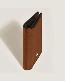 Mini Brieftasche 4 cc aus Sartorial Leder - Rehbraun - Leder - MB220383 - Brieftaschen