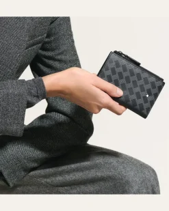 Mini Brieftasche Vertikal 6 cc aus Extreme Leder - Schwarz - Leder - MB199444 - Brieftaschen