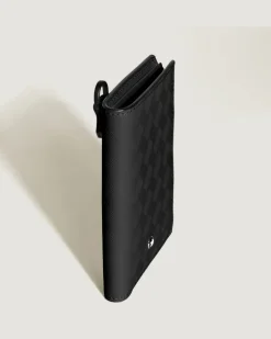 Mini Brieftasche Vertikal 6 cc aus Extreme Leder - Schwarz - Leder - MB199444 - Brieftaschen