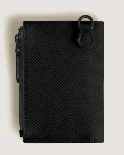 Mini Brieftasche Vertikal 6 cc aus Extreme Leder - Schwarz - Leder - MB199444 - Brieftaschen