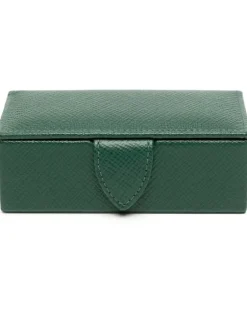 Mini Panama Manschettenknopf-Box - Grün