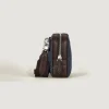 Mini Umhängetasche aus 4810 Denim - Blau - Stoff und Leder - MB221590 - Messenger Bags
