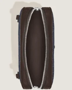 Mini Umhängetasche aus 4810 Denim - Blau - Stoff und Leder - MB221590 - Messenger Bags