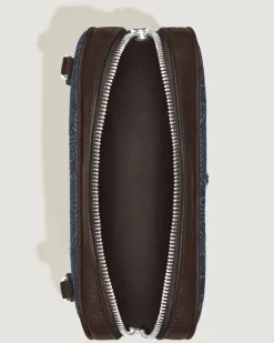 Mini Umhängetasche aus 4810 Denim - Blau - Stoff und Leder - MB221590 - Messenger Bags