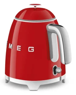 Mini Wasserkocher aus Edelstahl - Rot